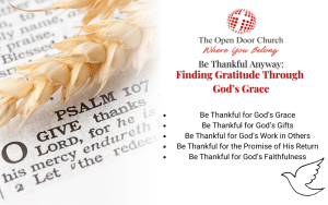 Be Thankful Anyway: Finding Gratitude Through God’s Grace Infographic