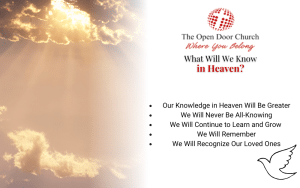 What Will We Know in Heaven Infographic