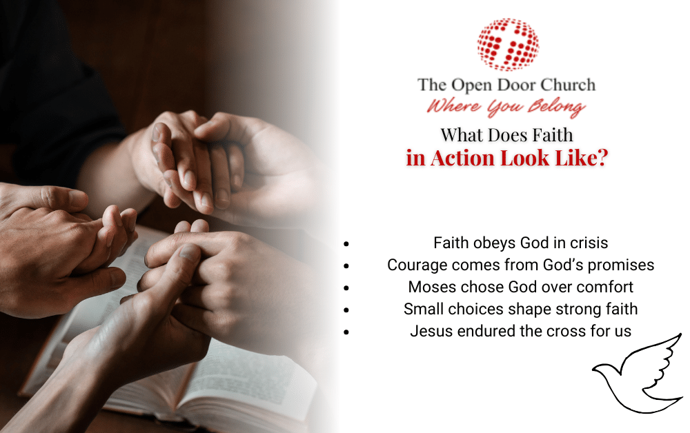 What Does Faith in Action Look Like? Lessons from Moses in Hebrews 11 Infographic